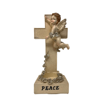 Angel Cross Candleholder