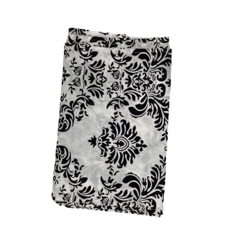 Black Damask Runner